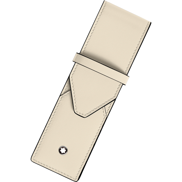 Montblanc Meisterstuck 2 Pen Pouch - Cloudy Beige-Pen Boutique Ltd