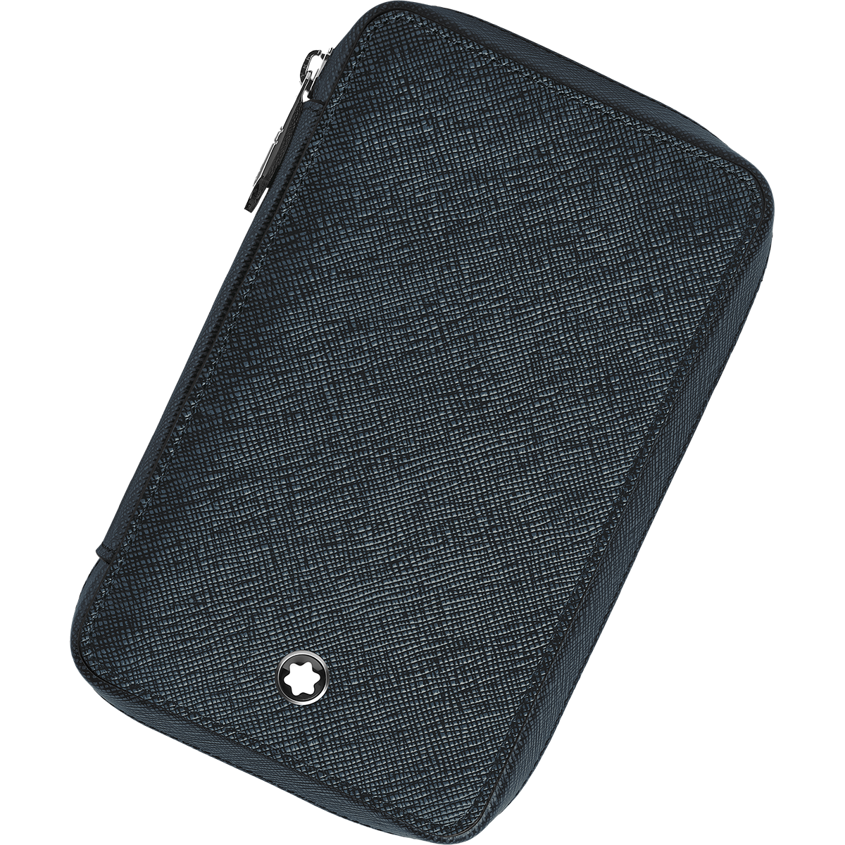 イン・マイ・ポケット Montblanc Meisterstück 8 Pen Pouch Tweed Blue – Luxury Zipper Pen Case