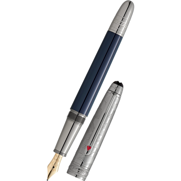 Montblanc Meisterstuck Fountain Pen - 145 Doue - Around The World In 80 Days - Dark Blue (Classique) 2025-Pen Boutique Ltd