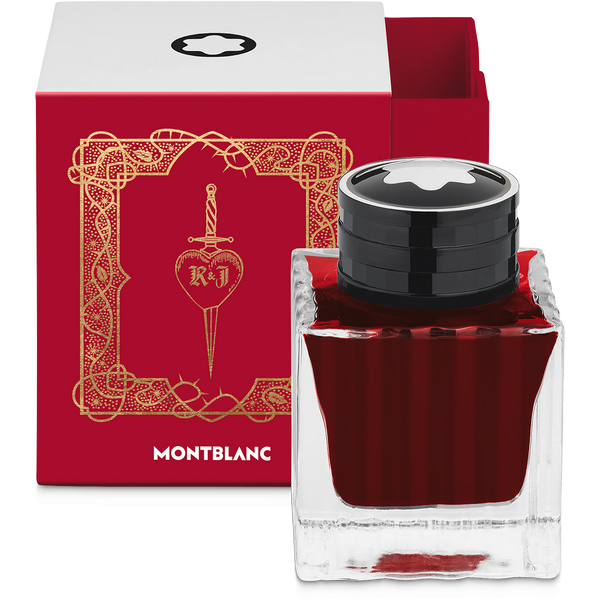 Ink Bottle, Meisterstück Romeo & Juliet, Verona Red, 50 ml - Red Ink Bottle, Meisterstück Romeo & Juliet, Verona Red, 50 ml - Red