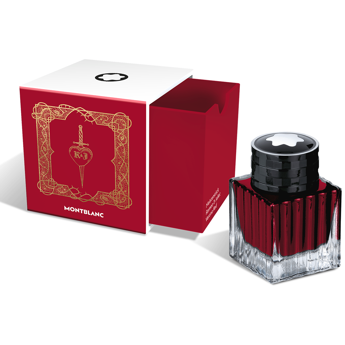 Ink Bottle, Meisterstück Romeo & Juliet, Verona Red, 50 ml - Red