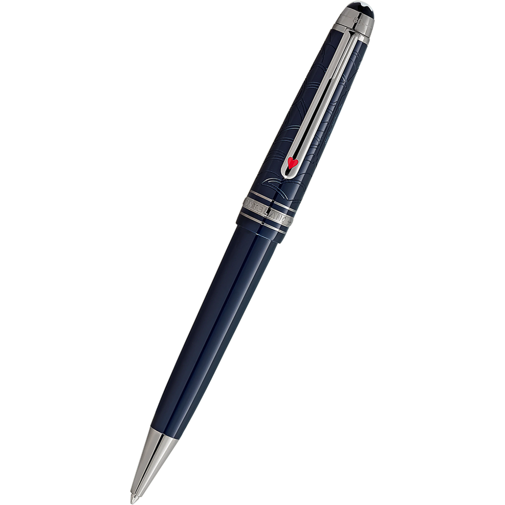 Montblanc Meisterstuck Midsize Ballpoint Pen - Around The World In 80 Days - Dark Blue Resin 2025-Pen Boutique Ltd