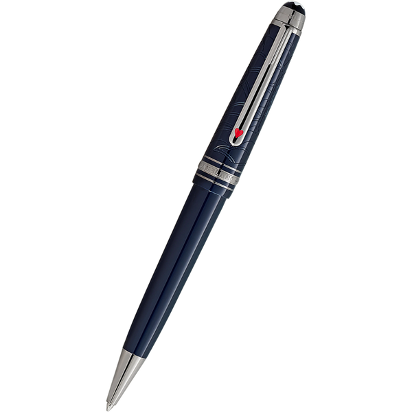 Montblanc Meisterstuck Midsize Ballpoint Pen - Around The World In 80 Days - Dark Blue Resin 2025-Pen Boutique Ltd