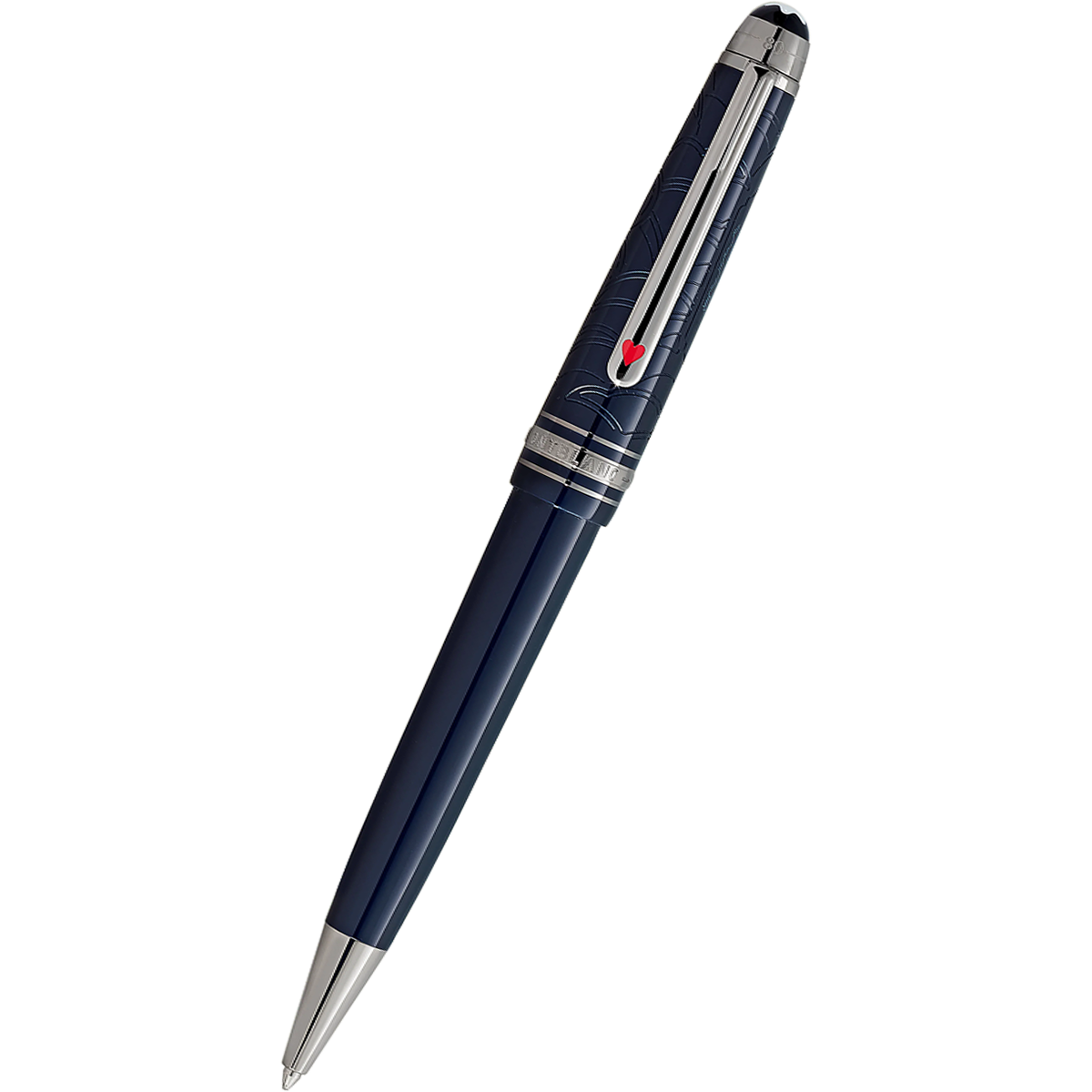 Montblanc Meisterstuck Midsize Ballpoint Pen - Around The World In 80 Days - Dark Blue Resin 2025-Pen Boutique Ltd