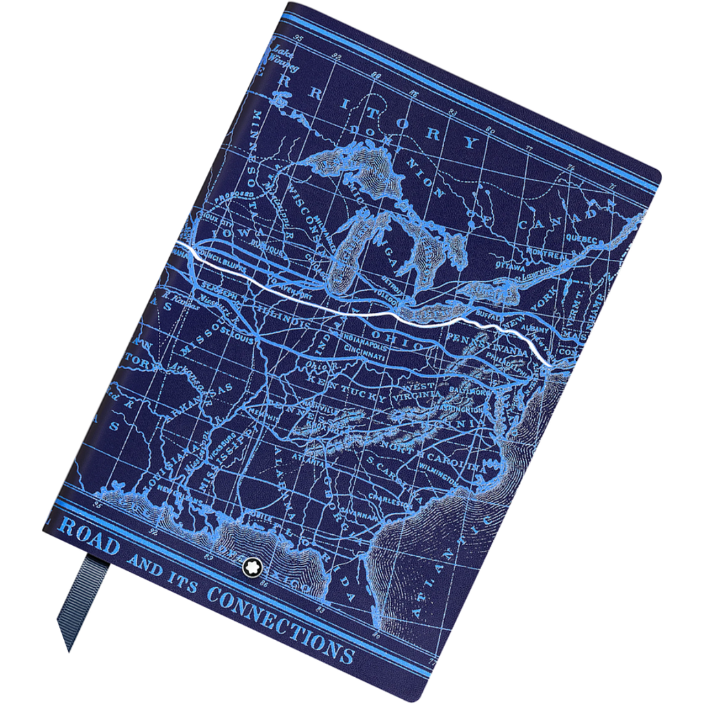 Montblanc Meisterstuck Notebook - Around the World in 80 days - Year 3 #146 Dark Blue (Lined) 2025-Pen Boutique Ltd