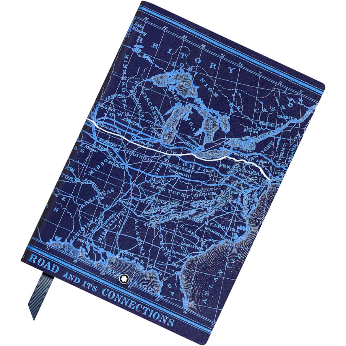Montblanc Meisterstuck Notebook - Around the World in 80 days - Year 3 #146 Dark Blue (Lined) 2025-Pen Boutique Ltd