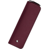 Montblanc Sartorial 1 Pen Pouch - Zipper Closure - Cassis-Pen Boutique Ltd