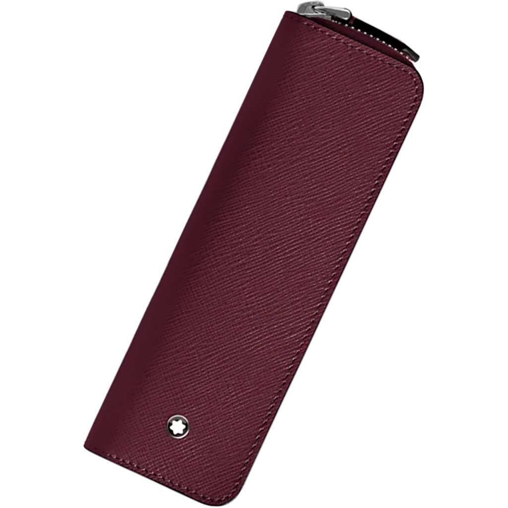 Montblanc Sartorial 1 Pen Pouch - Zipper Closure - Cassis-Pen Boutique Ltd