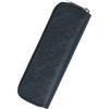 Montblanc Sartorial 1 Pen Pouch - Zipper Closure - Tweed Blue-Pen Boutique Ltd