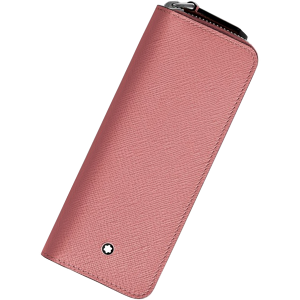 Montblanc Sartorial 2 Pen Pouch - Zipper Closure - Blush-Pen Boutique Ltd