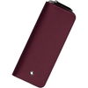 Montblanc Sartorial 2 Pen Pouch - Zipper Closure - Cassis-Pen Boutique Ltd