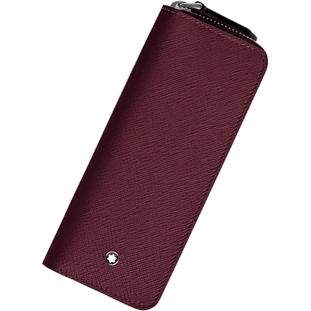 Montblanc Sartorial 2 Pen Pouch - Zipper Closure - Cassis-Pen Boutique Ltd