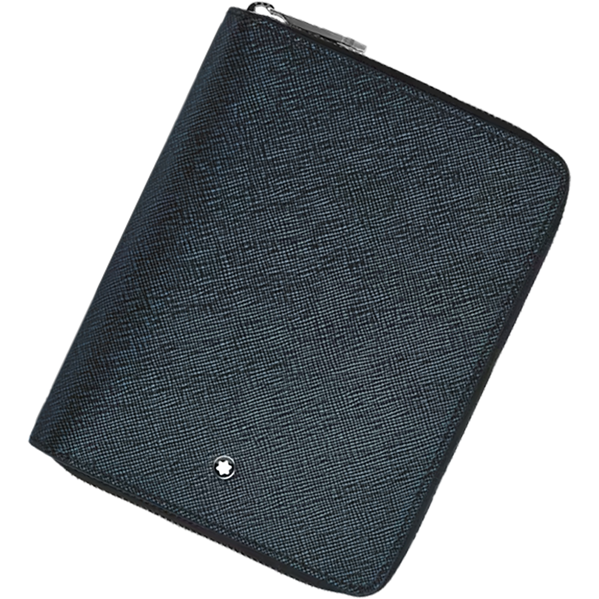 Montblanc Sartorial 5 Pen Pouch - Tweed Blue (Zipper Closure)