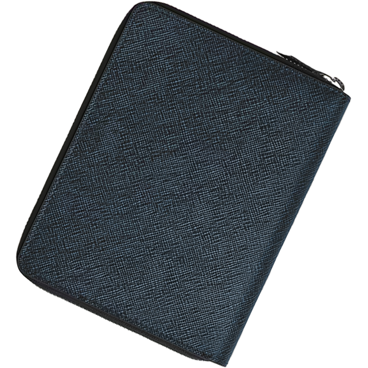 Montblanc Sartorial 5 Pen Pouch - Tweed Blue (Zipper Closure)-Pen Boutique Ltd