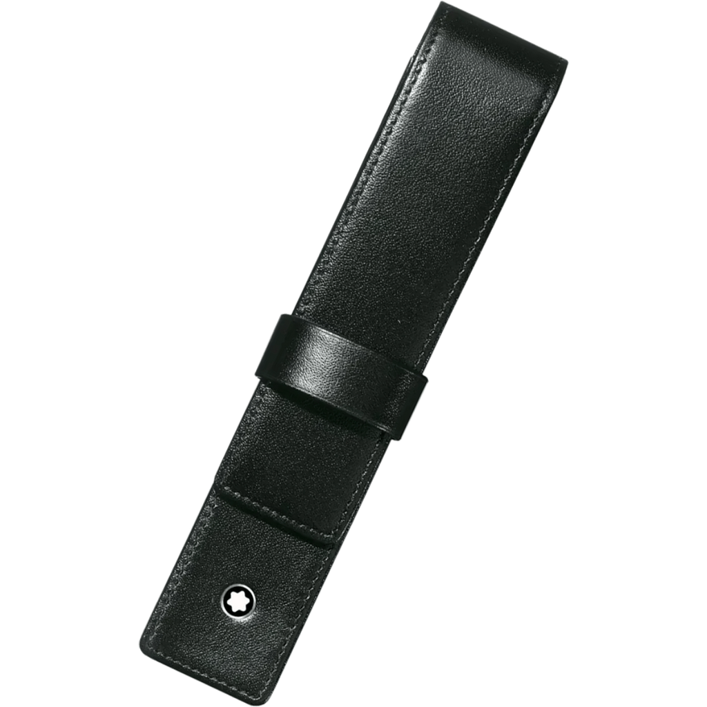 Montblanc Siena Pen Pouch - Smooth Black (Single)-Pen Boutique Ltd