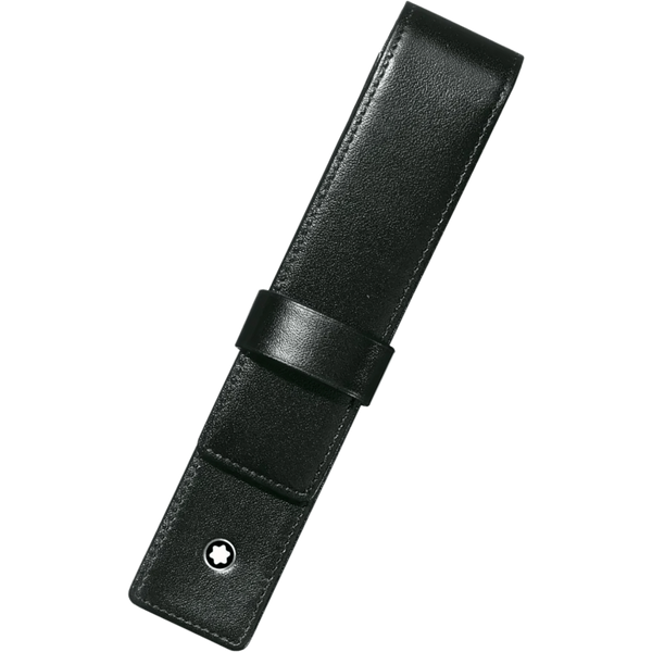 Montblanc Siena Pen Pouch - Smooth Black (Single)-Pen Boutique Ltd