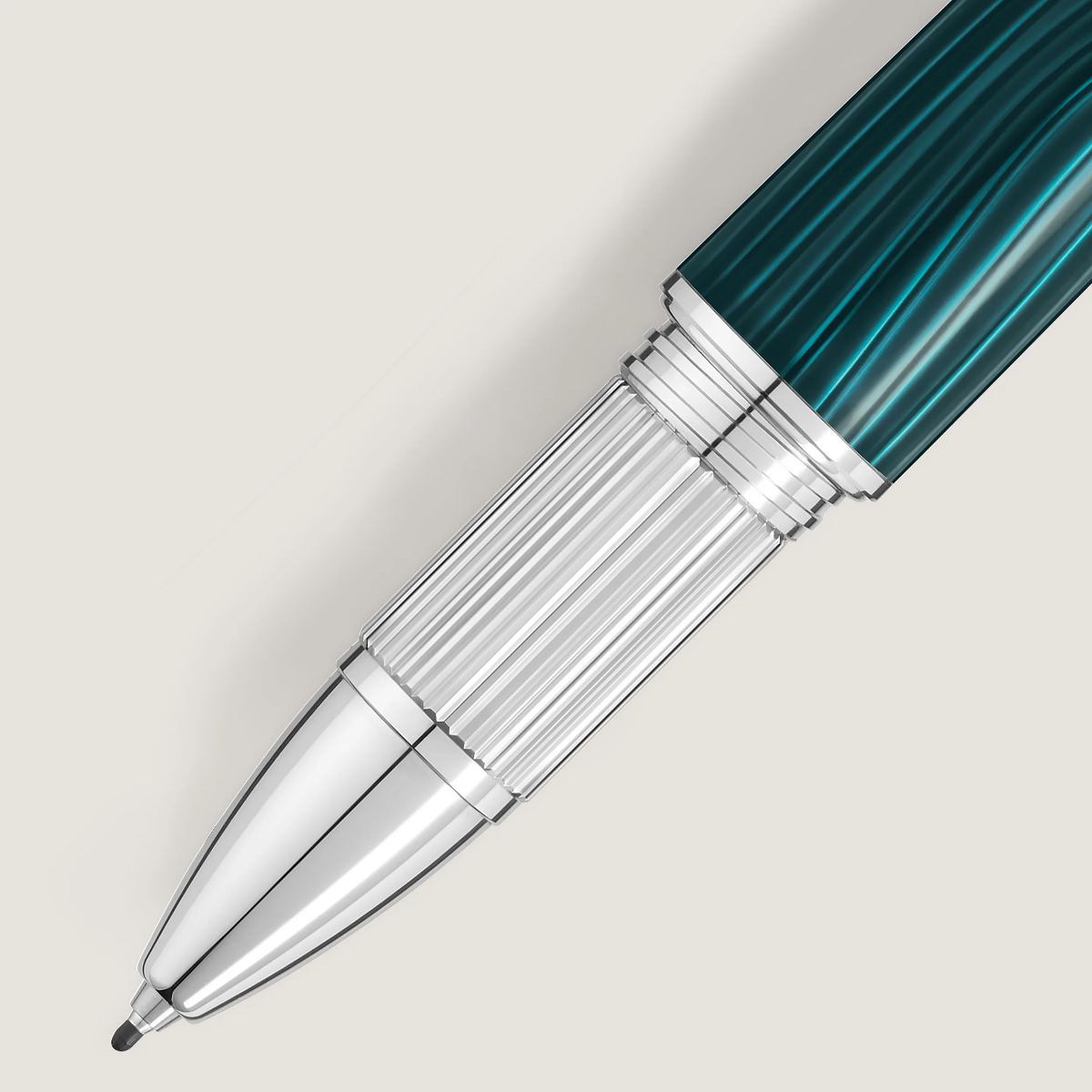 Montblanc Starwalker Fineliner Pen - PolarGreen Metal-Pen Boutique Ltd
