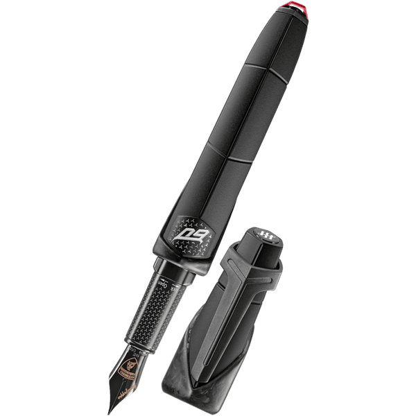 Montegrappa Automobili Fountain Pen - Lamborghini 60° - Nero Noctis (Limited Edition)-Pen Boutique Ltd