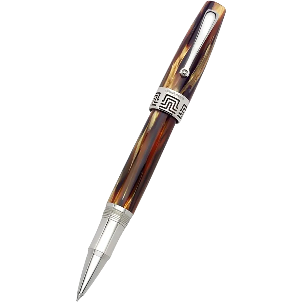 Montegrappa Extra 1930 Celluloid Rollerball Pen-Turtle Brown-Pen Boutique Ltd