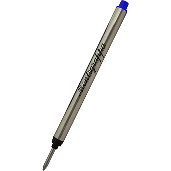 Montegrappa Long Capless Rollerball Refill - Blue-Pen Boutique Ltd