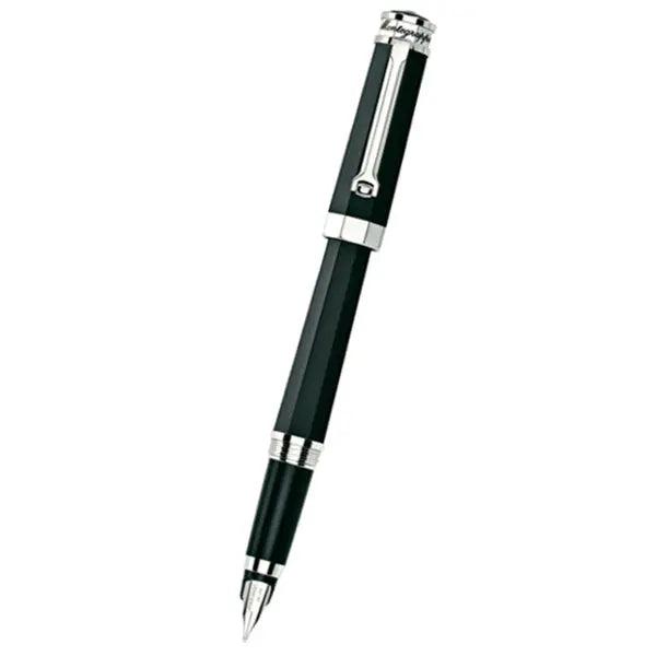 Montegrappa Nero Uno Black Fountain Pen-Pen Boutique Ltd