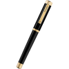 Montegrappa Zero Rollerball Pen - Black - Gold Trim-Pen Boutique Ltd