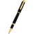 Montegrappa Zero Rollerball Pen - Black - Gold Trim-Pen Boutique Ltd