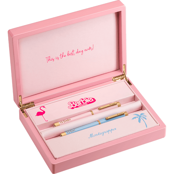 Montegrappa Classic Zero Gift Set - Barbie & Ken (Limited Edition)-Pen Boutique Ltd