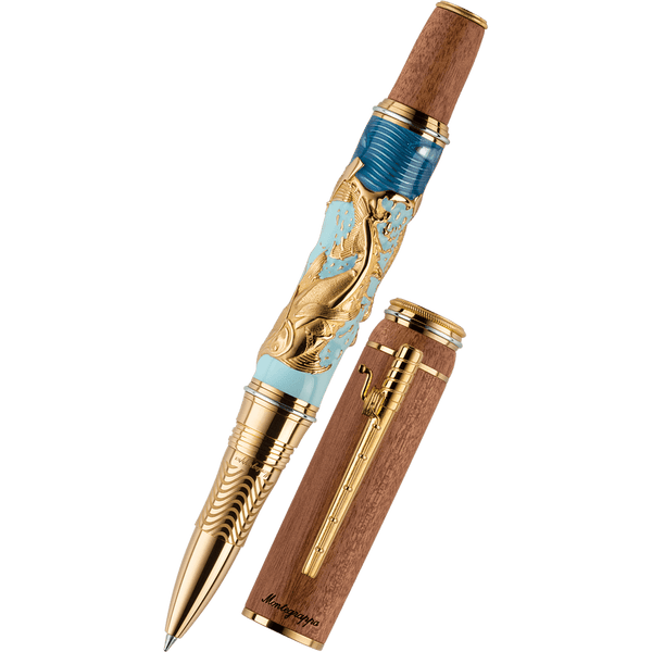 Montegrappa Hemingway Rollerball Pen - The Old Man and the Sea - Vermeil (Limited Edition)-Pen Boutique Ltd