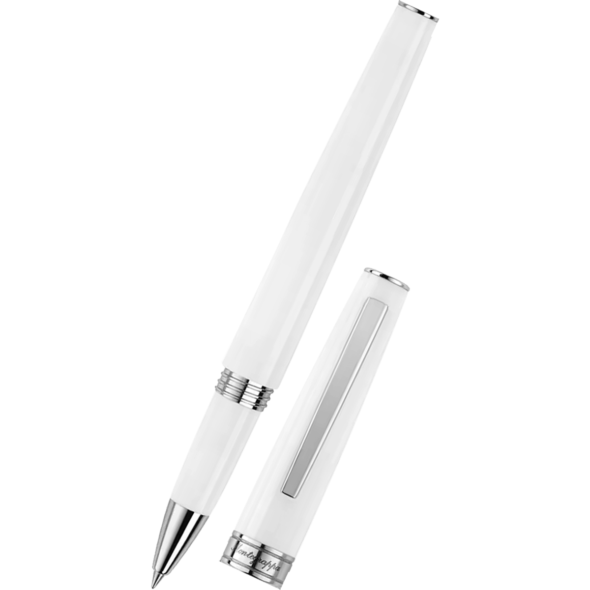Montegrappa Armonia Rollerball Pen - Frost White - Pen Boutique Ltd