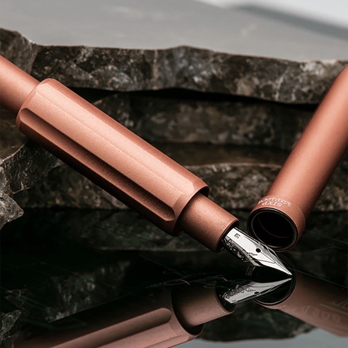Monteverde Axis Fountain Pen - Matte Champagne - Pen Boutique Ltd