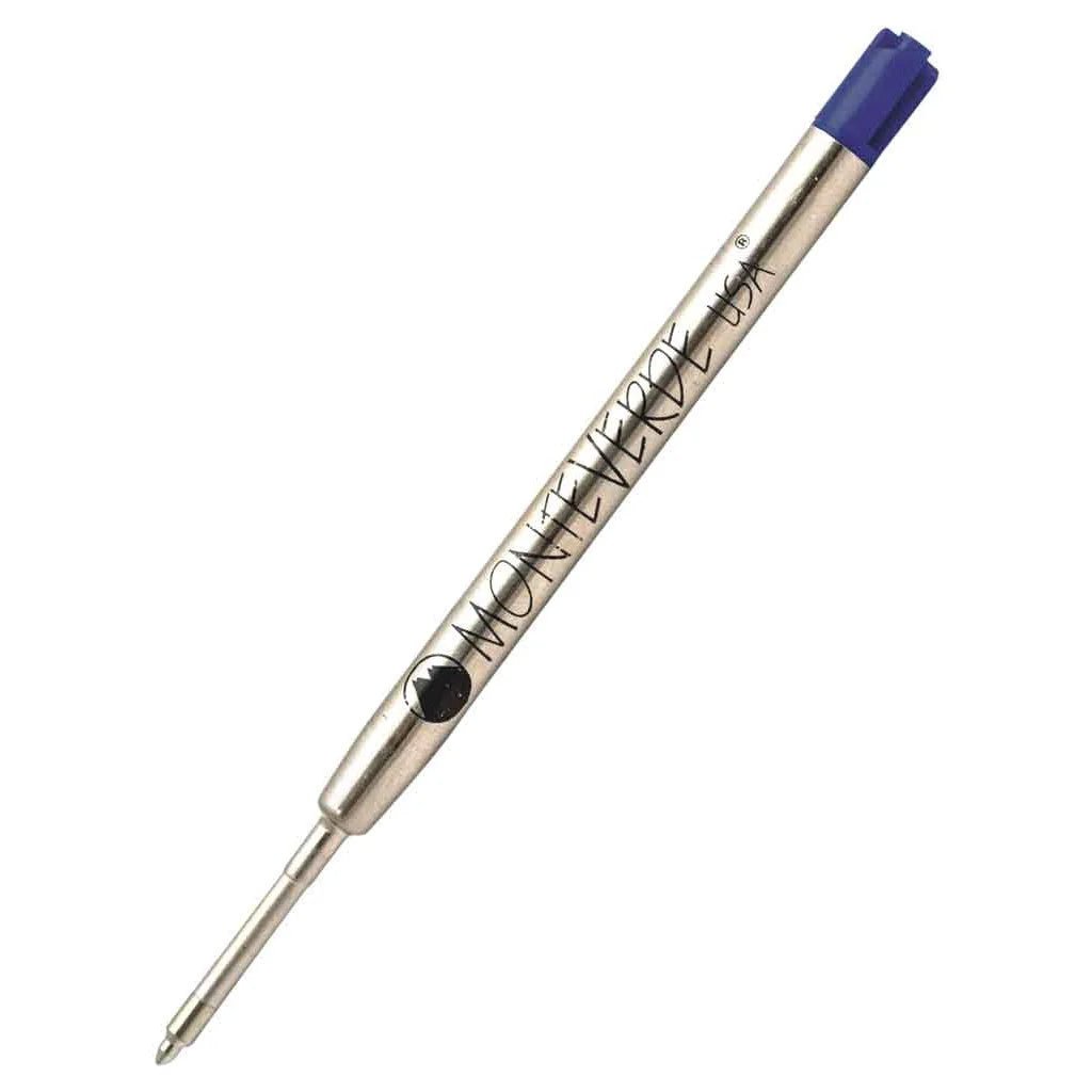 Monteverde Soft Ballpoint Refill (to fit Parker) - Blue/Black - Extra Fine Point (1/pack)-Pen Boutique Ltd
