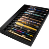 Monteverde Deluxe Collectors Pen Tray - Leather 12pcs-Pen Boutique Ltd