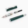Monteverde Impressa Green with Chrome Trim Fountain Pen-Pen Boutique Ltd
