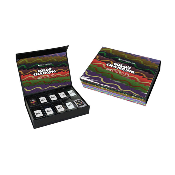 Monteverde Ink Bottle Color Changing Ink - (9 Inks + 1 Changer) 30ml Changer Bundle Box Set-Pen Boutique Ltd