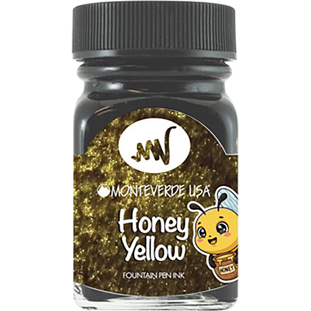 Monteverde Ink Bottle - Honey Yellow - 30ml-Pen Boutique Ltd