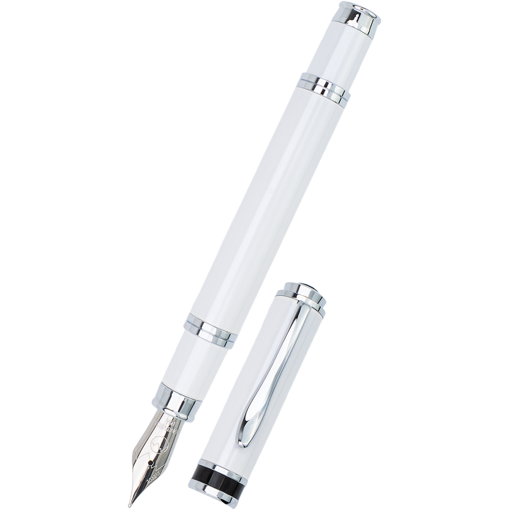 Monteverde Innova Fountain Pen - Limited Edition - Color of the Year 2026 Cloud Dancer - Chrome Trim + FREE 15ml Ink Bottle-Pen Boutique Ltd