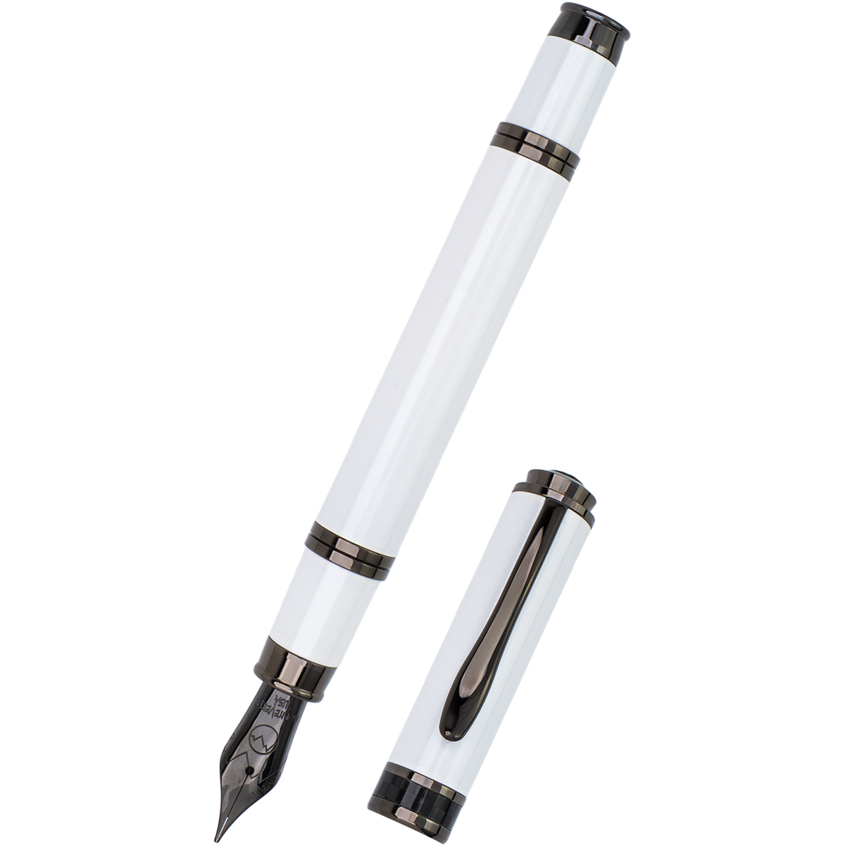 Monteverde Innova Fountain Pen - Limited Edition - Color of the Year 2026 Cloud Dancer - Gunmetal Trim + FREE 15ml Ink Bottle-Pen Boutique Ltd
