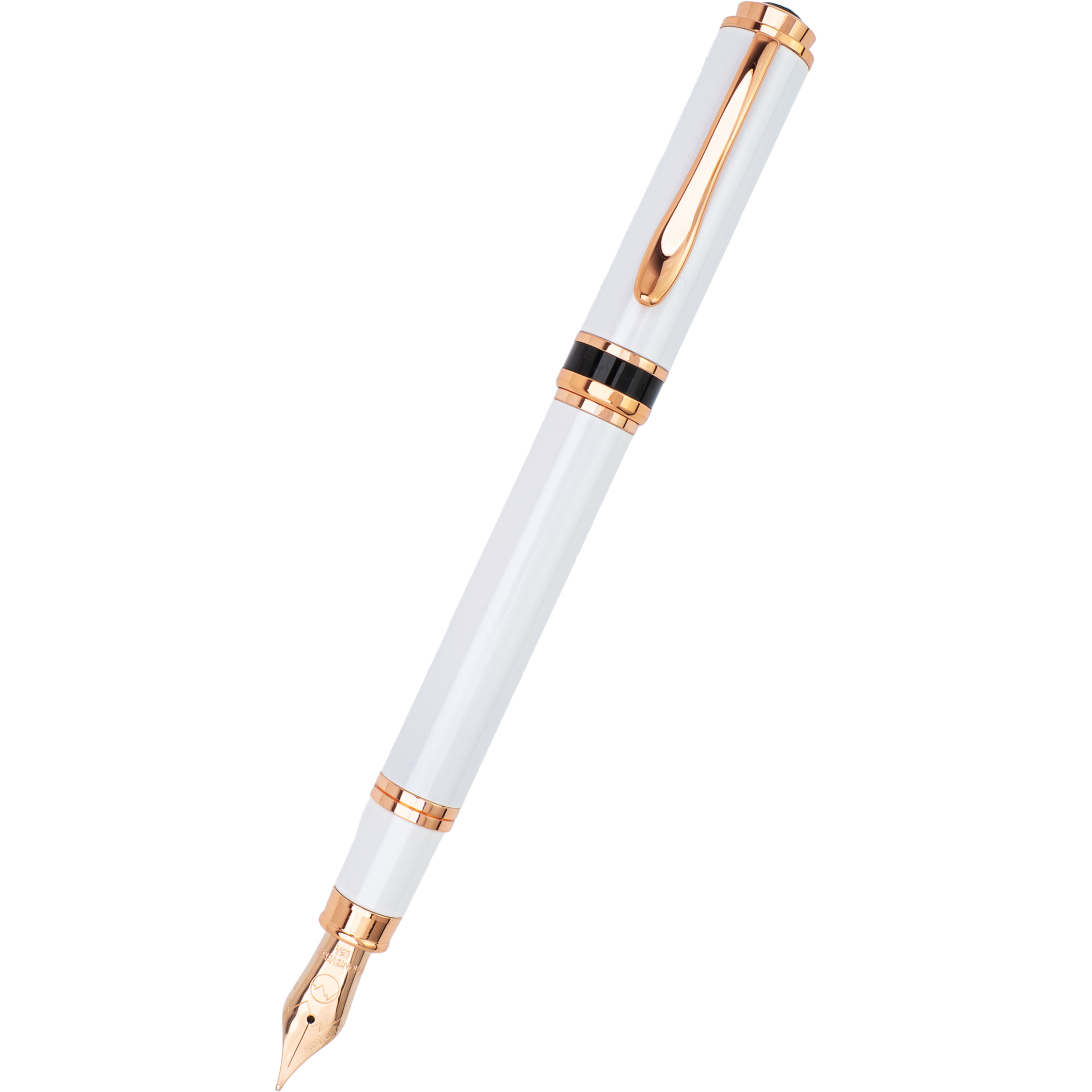Monteverde Innova Fountain Pen - Limited Edition - Color of the Year 2026 Cloud Dancer - Rose Gold Trim + FREE 15ml Ink Bottle-Pen Boutique Ltd