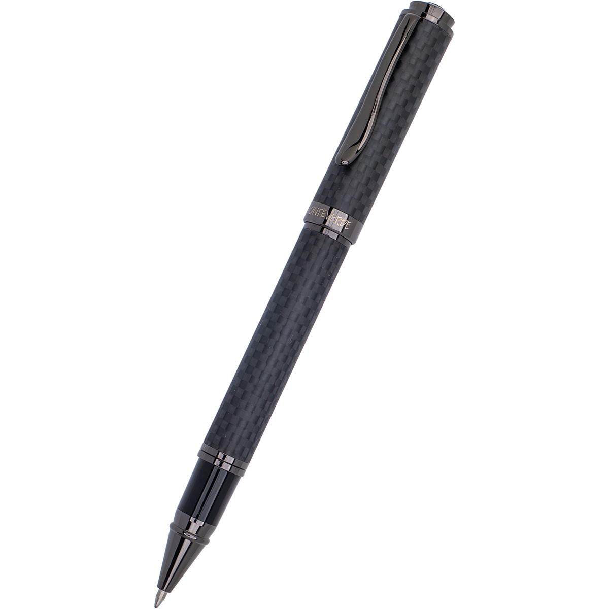 Monteverde Innova Rollerball Pen - Matte Carbon Fiber - Gunmetal Trim-Pen Boutique Ltd