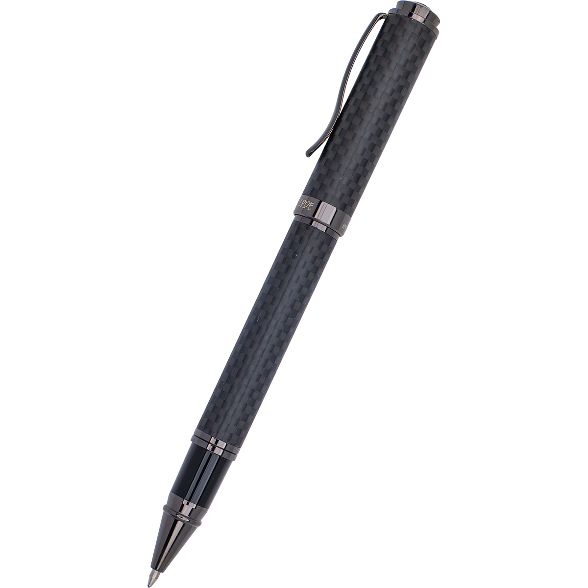 Monteverde Innova Rollerball Pen - Matte Carbon Fiber - Gunmetal Trim-Pen Boutique Ltd