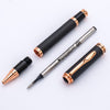 Monteverde Innova Rollerball Pen - Matte Carbon Fiber - Rose Gold Trim-Pen Boutique Ltd