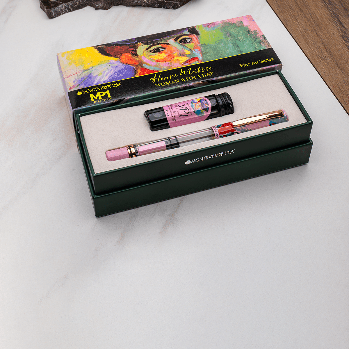 Monteverde MP1 Fountain Pen Gift Set - Henri Matisse Woman With A Hat (Numbered Edition) - Pen Boutique Ltd
