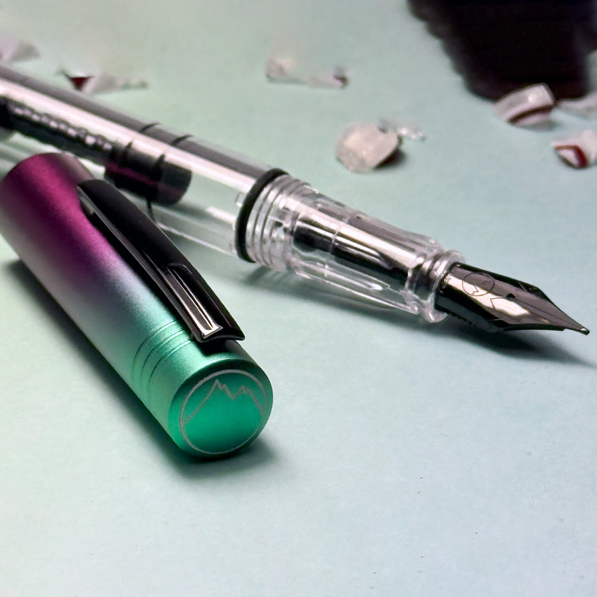 Monteverde MP1 Fountain Pen - Mermaid Tales Ocean Depths (Limited Edition of 1999 Worldwide)-Pen Boutique Ltd