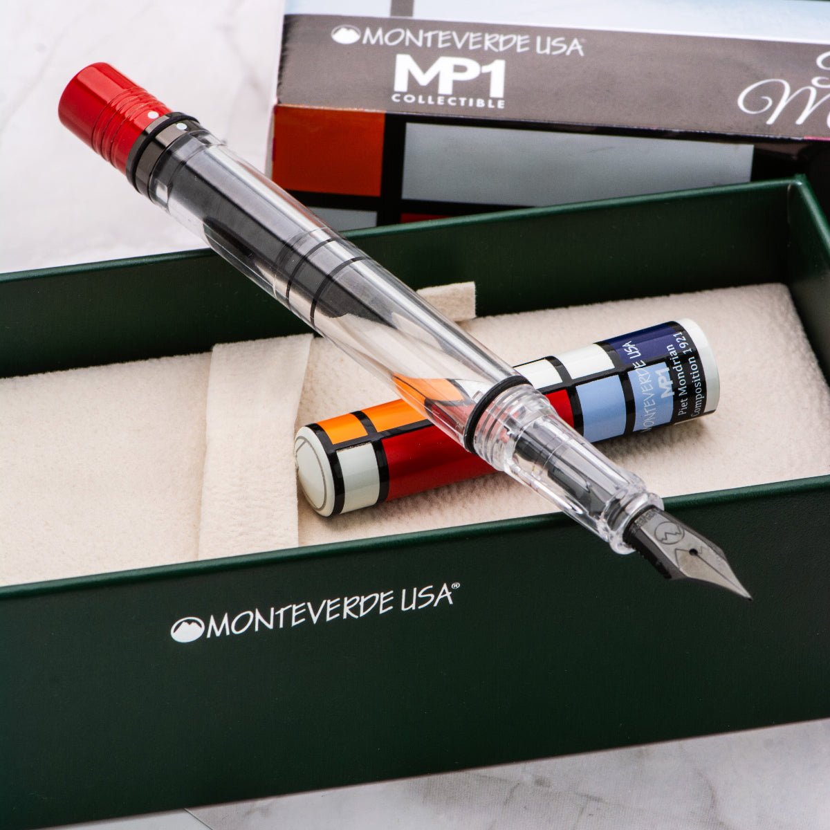 Monteverde MP1 Mondrian Fountain Pen | Fine Art Series