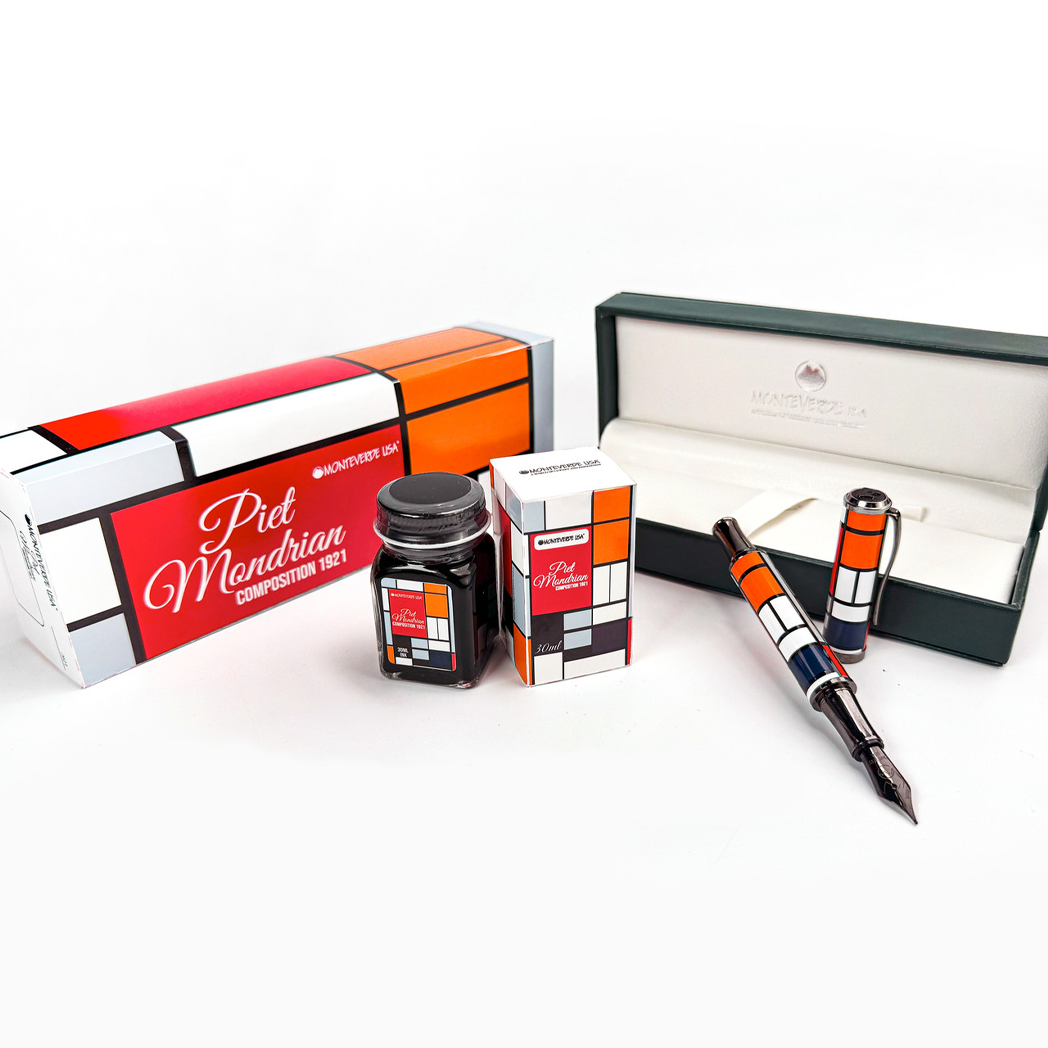 Monteverde Regatta Mondrian Limited Edition 921 Fountain Pen Set-Pen Boutique Ltd