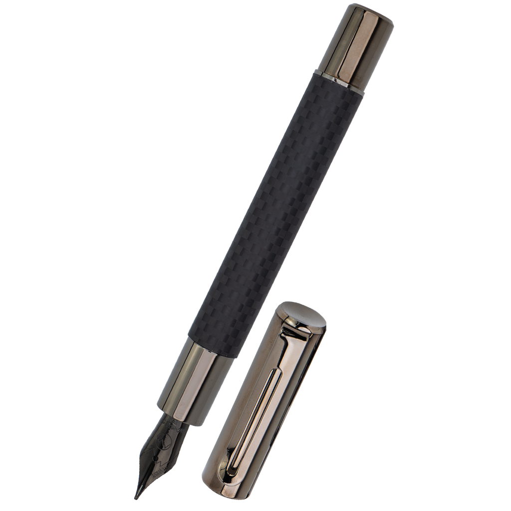 Monteverde Ritma Fountain Pen - Matte Carbon Fiber