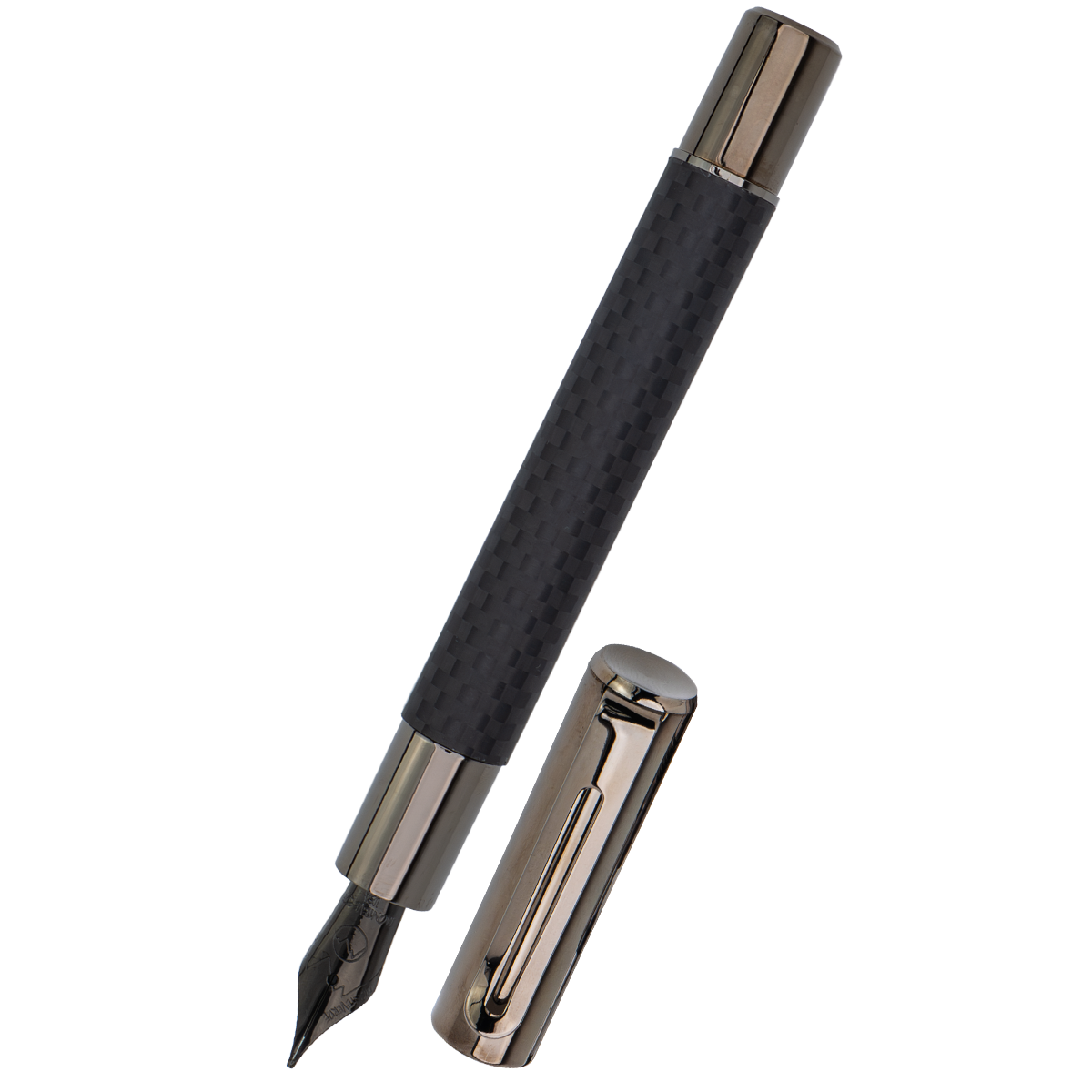 Monteverde Ritma Fountain Pen - Matte Carbon Fiber