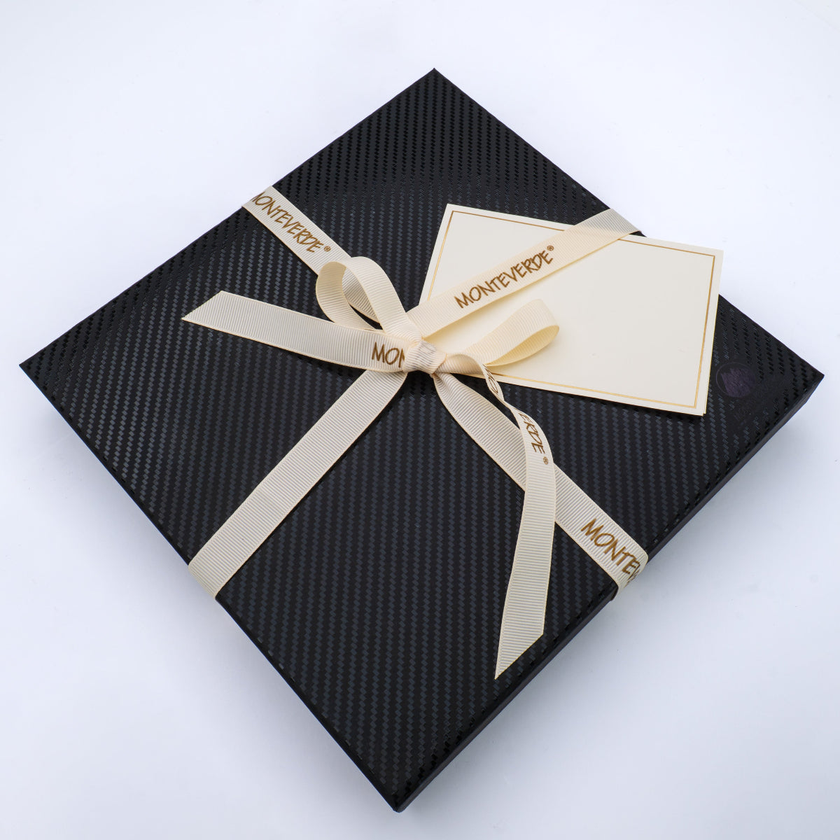 Monteverde Ritma Fountain Pen - Matte Carbon Fiber Notebook Set