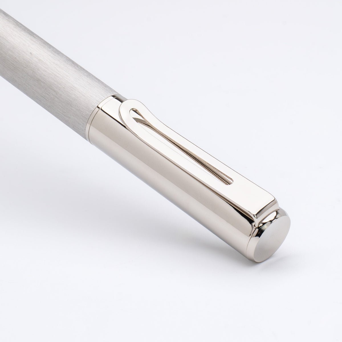 Monteverde Ritma Rollerball Pen - Brushed Stainless Steel - Pen Boutique Ltd